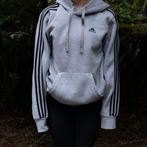 Adidas grey hoodie
